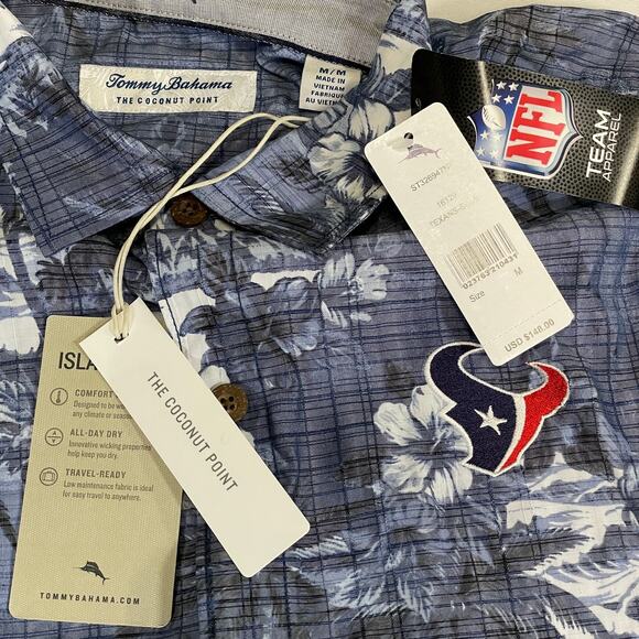 Houston Texans Tommy Bahama Button-Down Shirt - Picture 3 of 4